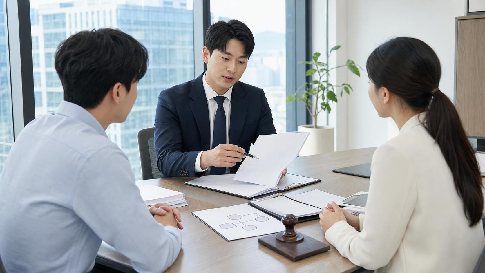 법인 동업계약과 주주간계약을 검토하는 한국 행정 실무자