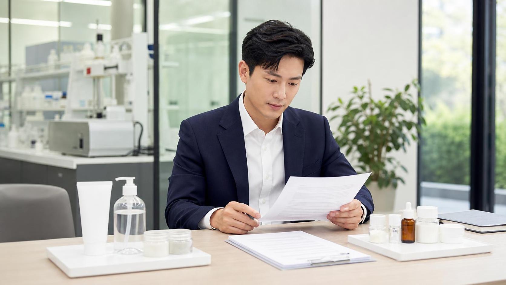 의약외품 처방과 표준제조기준을 비교 검토하는 규제 전문가